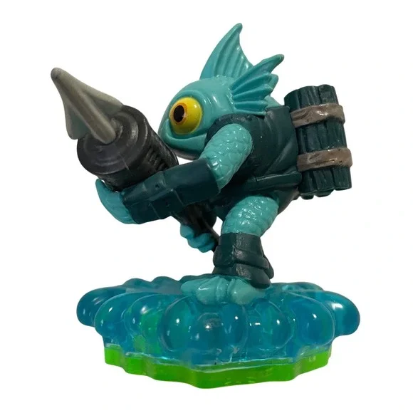 Skylanders Spyros Adventure Gill Grunt Figure With Card - Picture 5 of 8